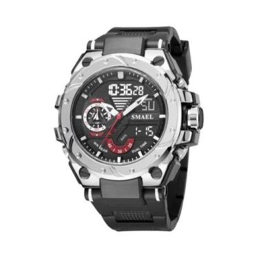 Imagem de Relógio Esportivo Masculino SMAEL À Prova d'Água 50M, Resistente a Imp
