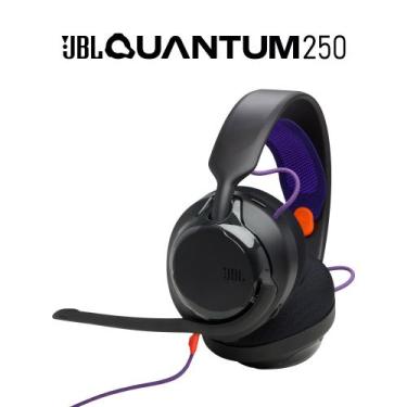 Imagem de Headset Gamer Fone de Ouvido Gamer JBL Quantum 250 Preto com Microfone