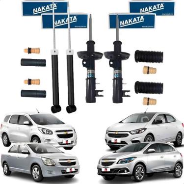 Imagem de Kit amortecedor traseiro dianteiro original spin onix cobalt - Nakata 