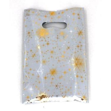 Imagem de Sacola boca de palhaço Metalizada 15x23cm 25un / - Aliança, 400 Star B