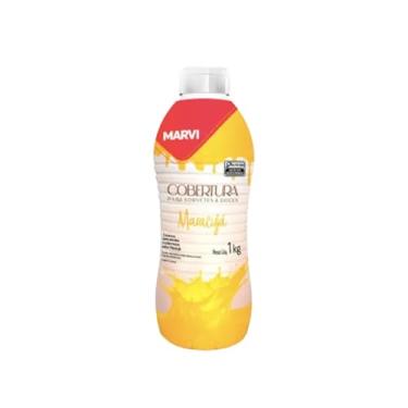 Imagem de COBERTURA SORVETE SABOR MARACUJÁ 1KG - MARVI