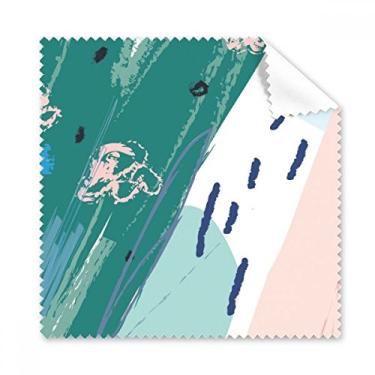 Imagem de Rivers Pano de limpeza com estampa de plantas abstratas, 5 peças