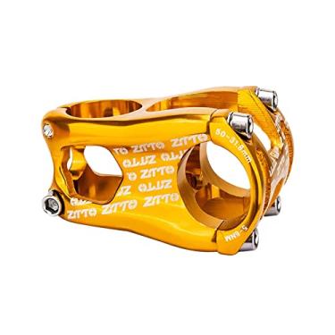 Imagem de Fancyes Mountain bike hastes 50mm liga de alumínio 31,8mm guiador para acessórios de guidão de MTB BMX, Ouro