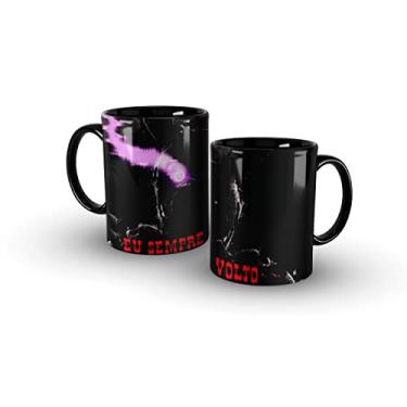 Imagem de Caneca Preta Personagens Fnaf Freddy’s Eu Sempre Volto