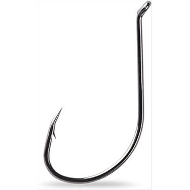 Imagem de Mustad Select 1X Anzol Finesse (pacote com 10), preto/níquel, tamanho 2