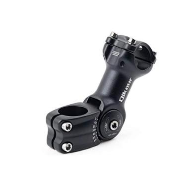 Imagem de Suncentech 25,4 haste de bicicleta ajustável 0-60 graus 90 mm/110 mm extensor de guidão para bicicleta de estrada, mountain bike, MTB, BMX (serve apenas para guidão de 25,4 mm), 25.4 x 110mm