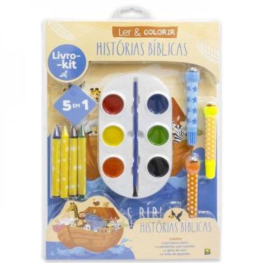 Imagem de Livro-Kit Ler & Colorir - A Bíblia Para Colorir