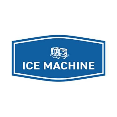 Imagem de Placa de máquina de gelo extravagante (azul) - pequena