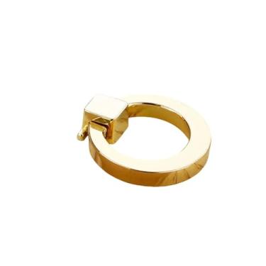Imagem de puxadores, gavetas de guarda-roupa, anéis circulares, anéis suspensos, puxadores, ouro