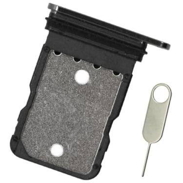 Imagem de PHONSUN Suporte de bandeja de cartão SIM único de substituição para Google Pixel 8 Pro (cor obsidiana preta)