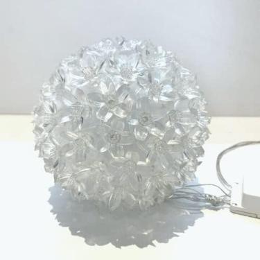 Imagem de Globo de Luz LED com 100 Lâmpadas Pisca Pisca Flor - Tamanho Médio, Luz de Decoração para Festas, Natal quartos e ambientes no geral