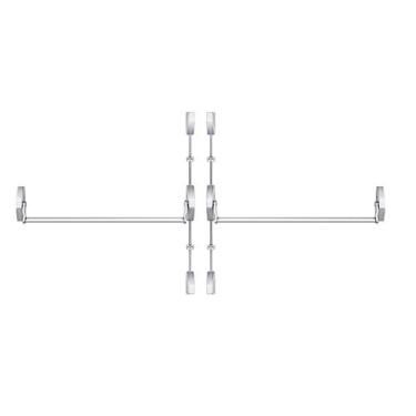 Imagem de Kit 02 Barra Antipânico 02 Travamento Portas De 02 Folhas - Soprano