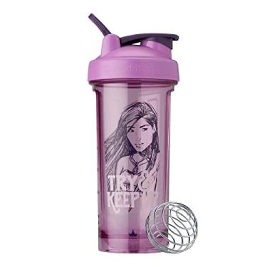 Imagem de BlenderBottle Coqueteleira Disney Princess Pro Series, perfeita para shakes de proteína e pré-treino, 800 ml, Try To Keep Up, Pocahontas