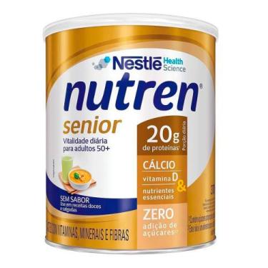 Imagem de Suplemento Nutricional Nutren Senior Nestlé 370g, 370g, Sem Sabor