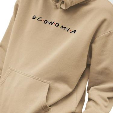 Imagem de Blusa Moletom Masculino Estampado Friends Economia em Algodão Fio 30.1