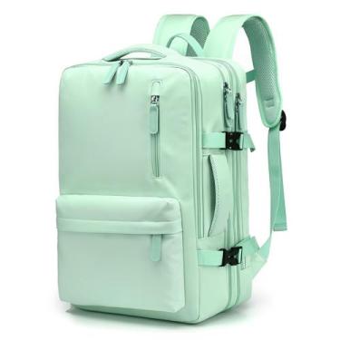 Imagem de Mochila de Viagem Grande Feminina Impermeável Reforçada Mochila Viral 