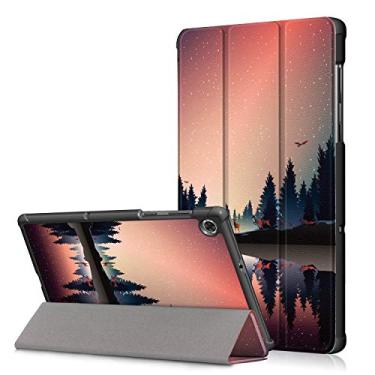 Imagem de Capa Gylint Lenovo Tab M10 FHD Plus 10,3 polegadas, capa inteligente tripla com suporte fino, capa leve com função hibernar/despertar automática para Lenovo Tab M10 Plus 10,3 TB-X606F / TB-X606X, Dusk