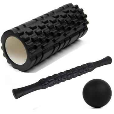 Imagem de Bastão E Rolo E Bola Liberação Miofascial Massagem Foam Roll - OCCY