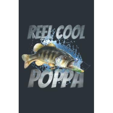 Imagem de Reel Cool Poppa Dad Or Granddad Fishing: Study Notebook, 6 x 9 inches, 120 pages