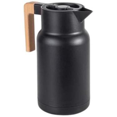 Imagem de Garrafa Térmica Plástico Organic 1 Litro Preto - Lyor, 1L, Preto