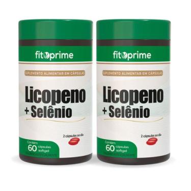 Imagem de Kit 2 Licopeno com Selênio 60 Cápsulas 500mg Fitoprime