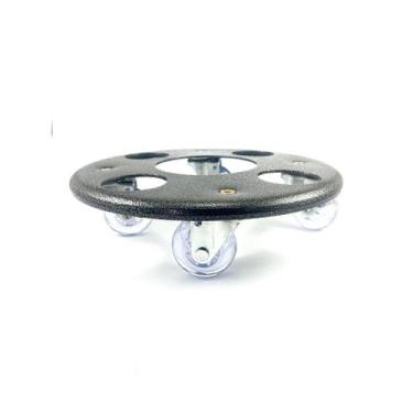 Imagem de Suporte Para Vasos DE Plantas 25cm Roda Preta Em PP - Redann