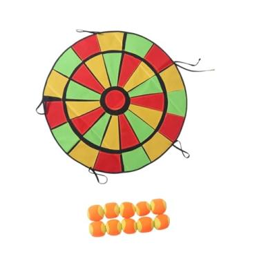 Imagem de oshhni Kids Dart Board Target Toy para 3 4 5 6 7 8 9 10 11 12 anos meninos de meninos esportes interativos Party Indoor com bolas pegajosas, Rodada 65cm