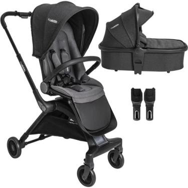 Imagem de Carrinho de Bebe Kiddo Savvy 360º Berço Passeio Moises Preto