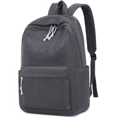 Imagem de Mochila escolar BTOOP Corduroy grande para laptop de 17 polegadas para adolescentes
