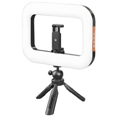 Imagem de Luz De Anel - Luz De Anel Recarregável Portátil - Iluminação Contínua Para Vlog Transmissão Estúdio Filmagem Fotografia De Conteúdo