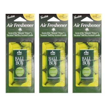 Imagem de VACATION Aromatizador de ar suspenso Ball Boy com perfume de tênis, perfume exclusivo de vela, desodorizante para carro, casa e escritório (pacote com 3)
