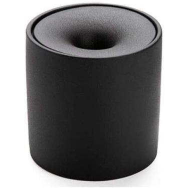 Imagem de Cinzeiro Decorativo Cinzeiro De Cerâmica Com Tampa, Cinzeiro De Cigarro À Prova Para Uso Interno Ou Externo, Cinzeiro De Mesa Cinzeiro Interior(A-black)
