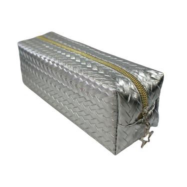 Imagem de Estojo Multiuso Quadrado 2450220 Prata - Quanhe