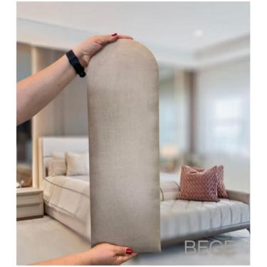 Imagem de Cabeceira de Cama Modulada em L  45x20cm Cor: Rosa / Quantidade: CAMA SOLTEIRO EM L - 15 unidades