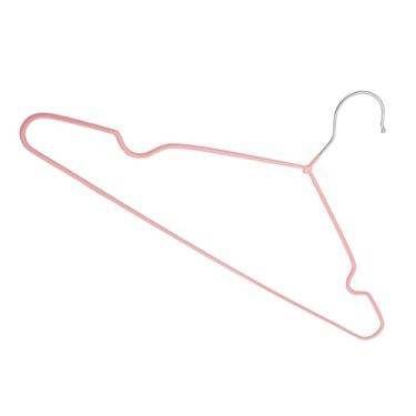 Imagem de Eujgoov Ternos de Casacos Calças Vestidos de Roupas Cabides Multifuncionais Plásticos Não Deslizantes para Adultos, Design de Economia de Espaço (Róseo)