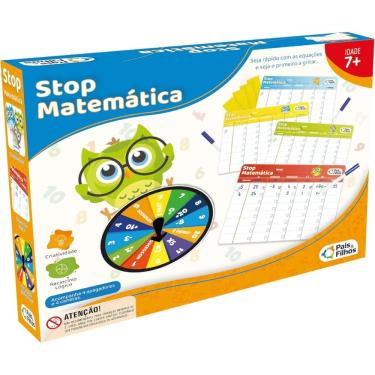 Imagem de Jogo Stop Matemática - Pais E Filhos