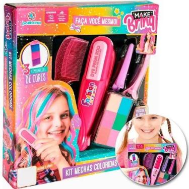 Imagem de Mk48 - kit beleza make infantil - 7898506721139 - POLIBRINQ