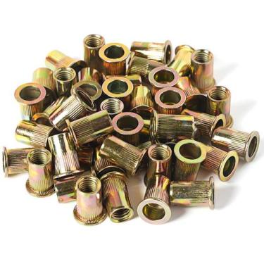 Imagem de Kit Rivet Nuts Sprite Science 100 peças em aço carbono 3/8-16