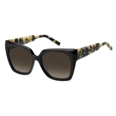 Imagem de Óculos Solar Tommy Hilfiger Th2285/s Wr7 53 Brilho Lente Marrom Degradê-Feminino