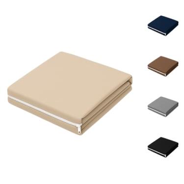 Imagem de Capa Protetora de Colchão Malha Gel com Ziper (Bege, Solteiro)