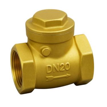 Imagem de Válvula De retenção horizontal Latão 3/4 POL. DN 20 - IPC