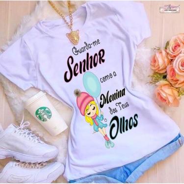 Imagem de Blusa T-shirt Camiseta Feminina Estampada -Evangelica- Várias Estampas