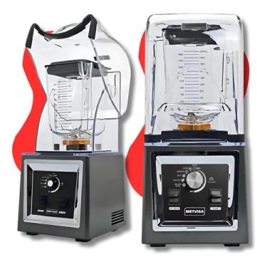 Imagem de Liquidificador Profissional Bl212 Abafador 220V 2l Metvisa, Cinza, 220