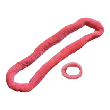 Imagem de Generic Laço de mão profissional multifuncional, prático e de alta resistência, com 40 cm de comprimento e pequeno círculo para circo pole dance, Vermelho Melancia