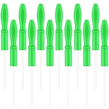 Imagem de 12 tampas seladoras de tubos, tampas protetoras reutilizáveis para tubos de calafetagem, ferramenta de acabamento universal para vedação e preservação (verde)
