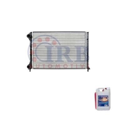 Imagem de Kit Radiador Doblò 1.6 16V 2001 C/S Ar Todos + Aditivo Radiex + Água Desmineralizada 5L