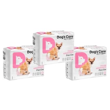 Imagem de Kit Fralda Higiênica Descartável Para Cachorro Fêmea P 36 unidades