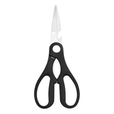 Imagem de Tesoura Multiuso Profissional 8 Polegadas/20 cm, Tesoura de Cozinha com Quebra-Nozes e Abridor de Garrafas, Corte Preciso e Resistente