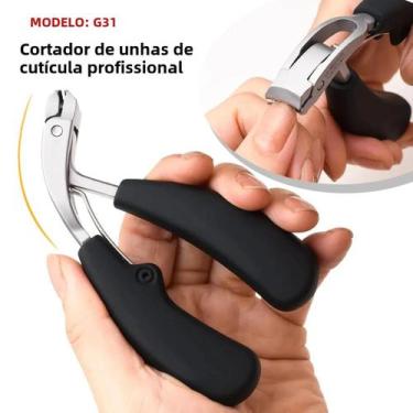 Imagem de Cortador de Unhas Curvo Anti-Respingo - Para Unhas Grossas com Armazen