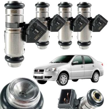 Imagem de 4 Bicos Injetores Siena Fire Flex 1.3 8V 2003 2004 2005 2006 Em Diante - 50102902, IWP131